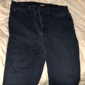 Hudson high waisted skinny jeans!